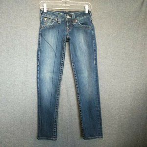 True Religion Ultra Low Rise Ankle Skinny Leg